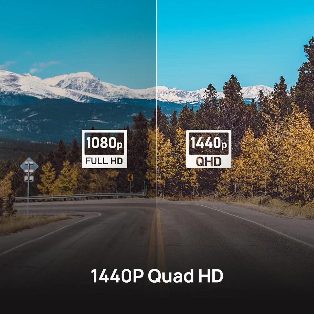 2.5K Dash Cam with GPS and 24H Parking Surveillance