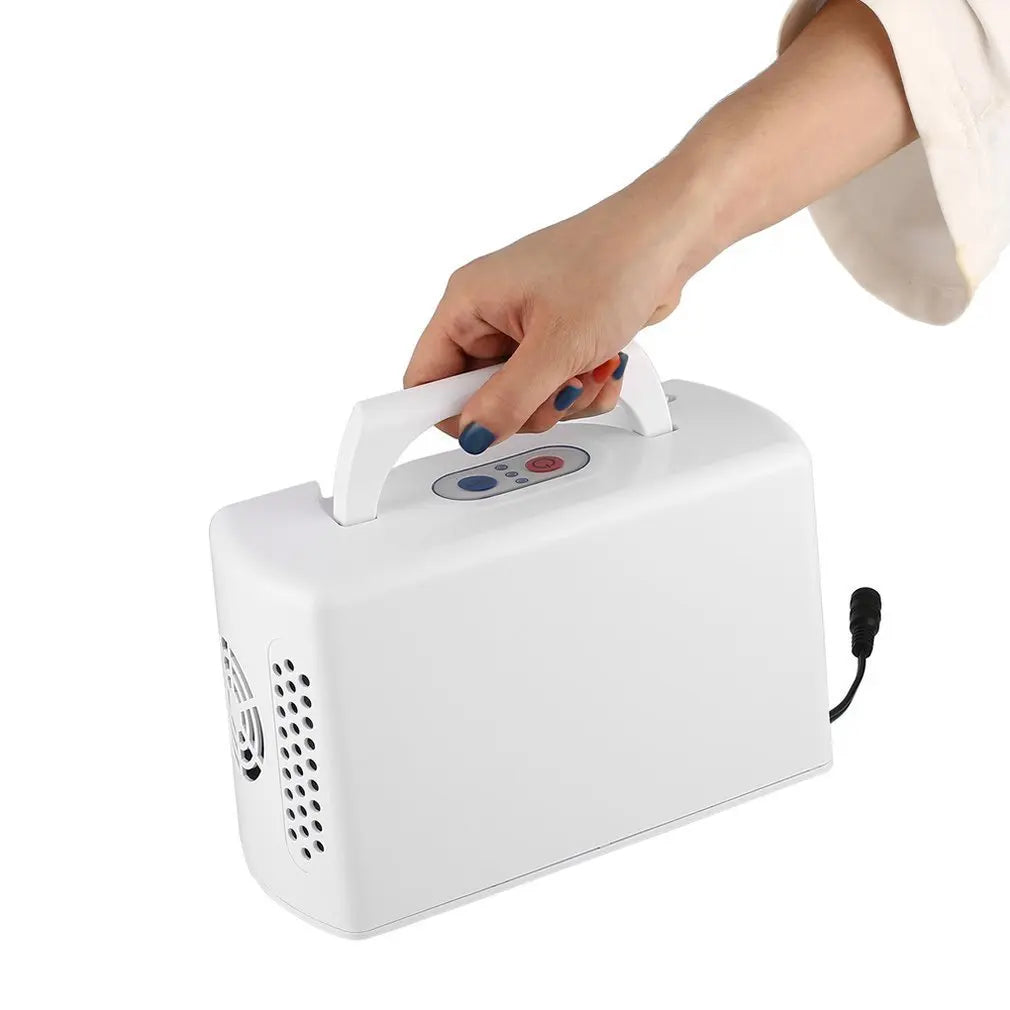 Cordless 3L Oxygen Generator with Carry Bag & Car Adapter Lightweight Home & Travel Use