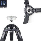 10-Layer Carbon Fiber Tripod, Heavy Duty, 4-Section Legs