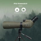 20-60x80mm Waterproof Spotting Scope with Tripod Stand