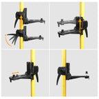 12 Ft./3.7m Telescopic Laser Mounting Pole with Adjustable Bracket and Tripod