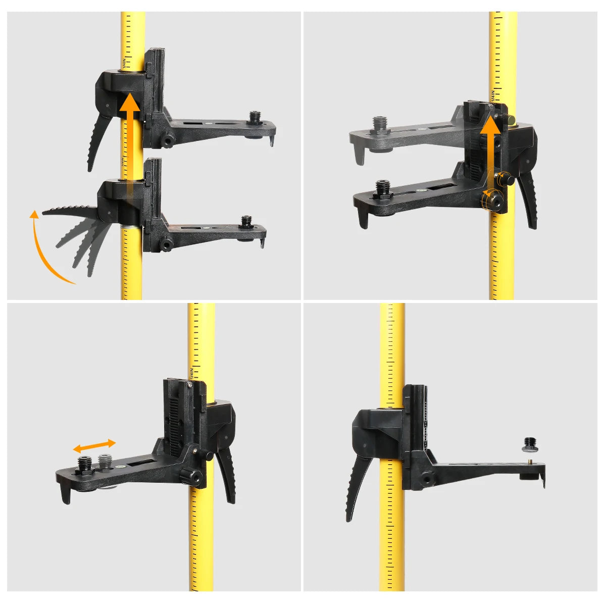 12 Ft./3.7m Telescopic Laser Mounting Pole with Adjustable Bracket and Tripod