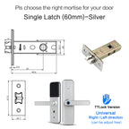 Electronic Biometric Door Lock with App, Keypad, RFID & Mechanical Keys – IP66 Waterproof