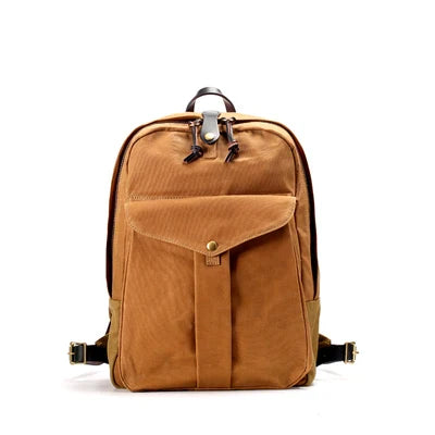 Vintage Waxed Canvas Backpack for Laptop and Travel