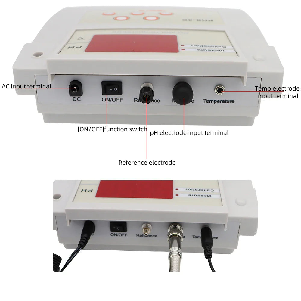 2-in-1 Digital pH and Temperature Tester for Water