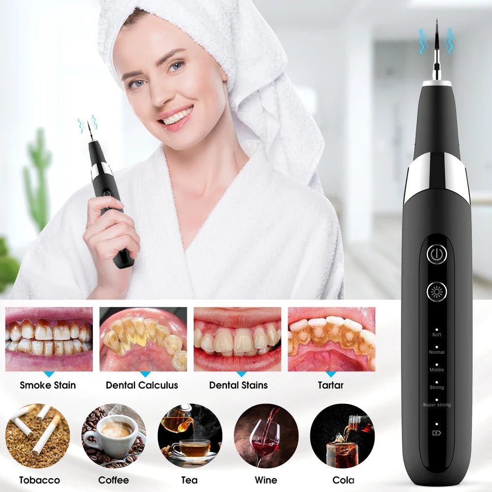 Rechargeable Dental Calculus Remover Teeth Cleaning Device