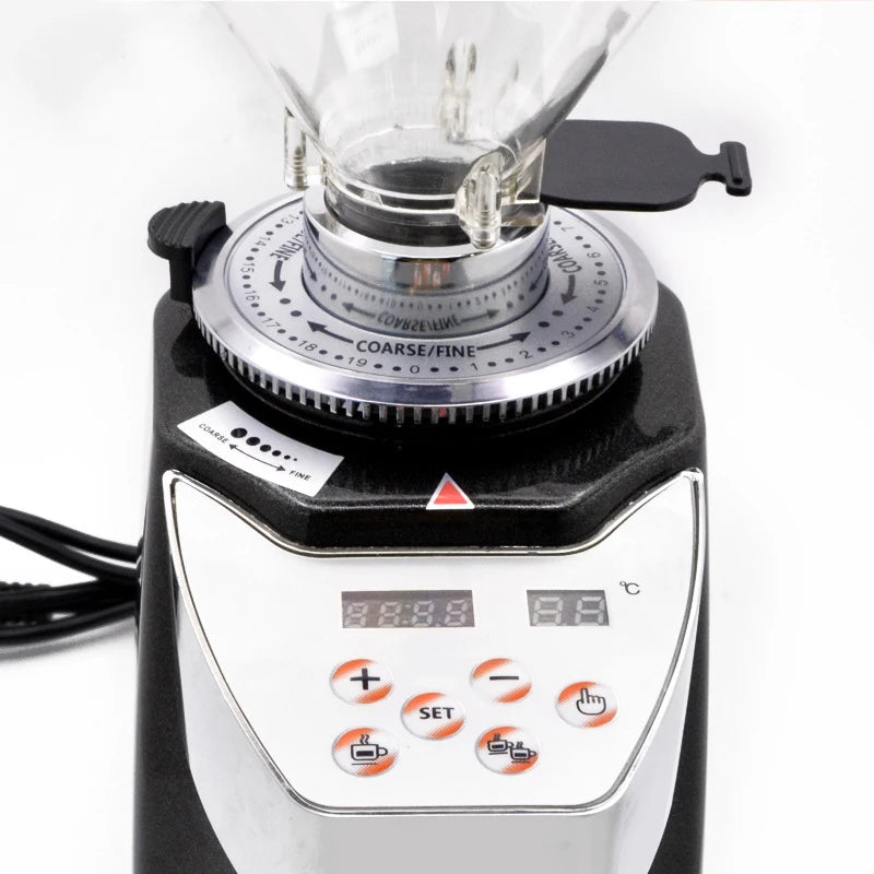 1L Professional Coffee Grinder with Flat Burr and Display