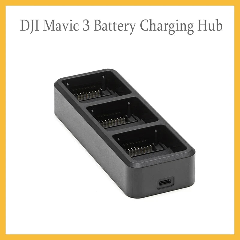 Drone Battery Charging Station for Mavic 3 – Triple Port, Compact, Efficient