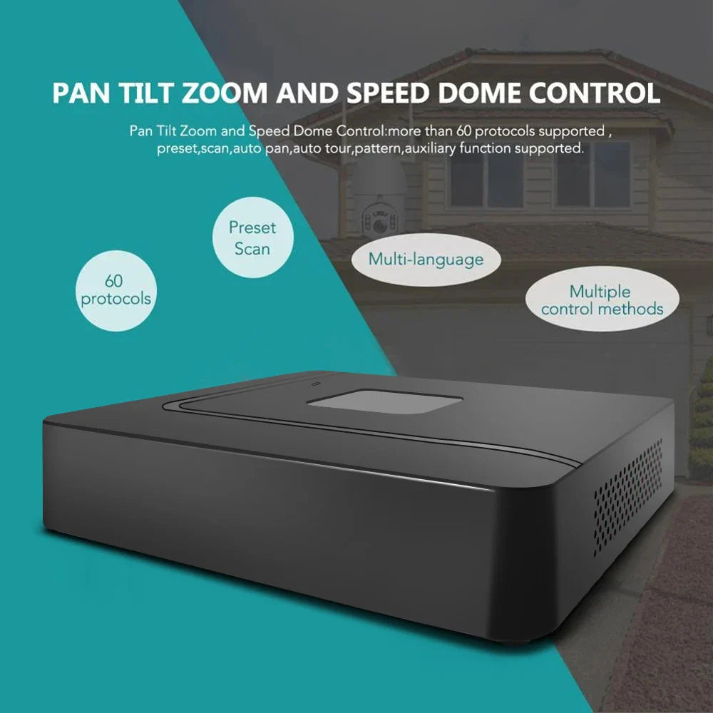 16CH 5MP CCTV NVR Video Recorder with H.265 Compression and Remote App Access