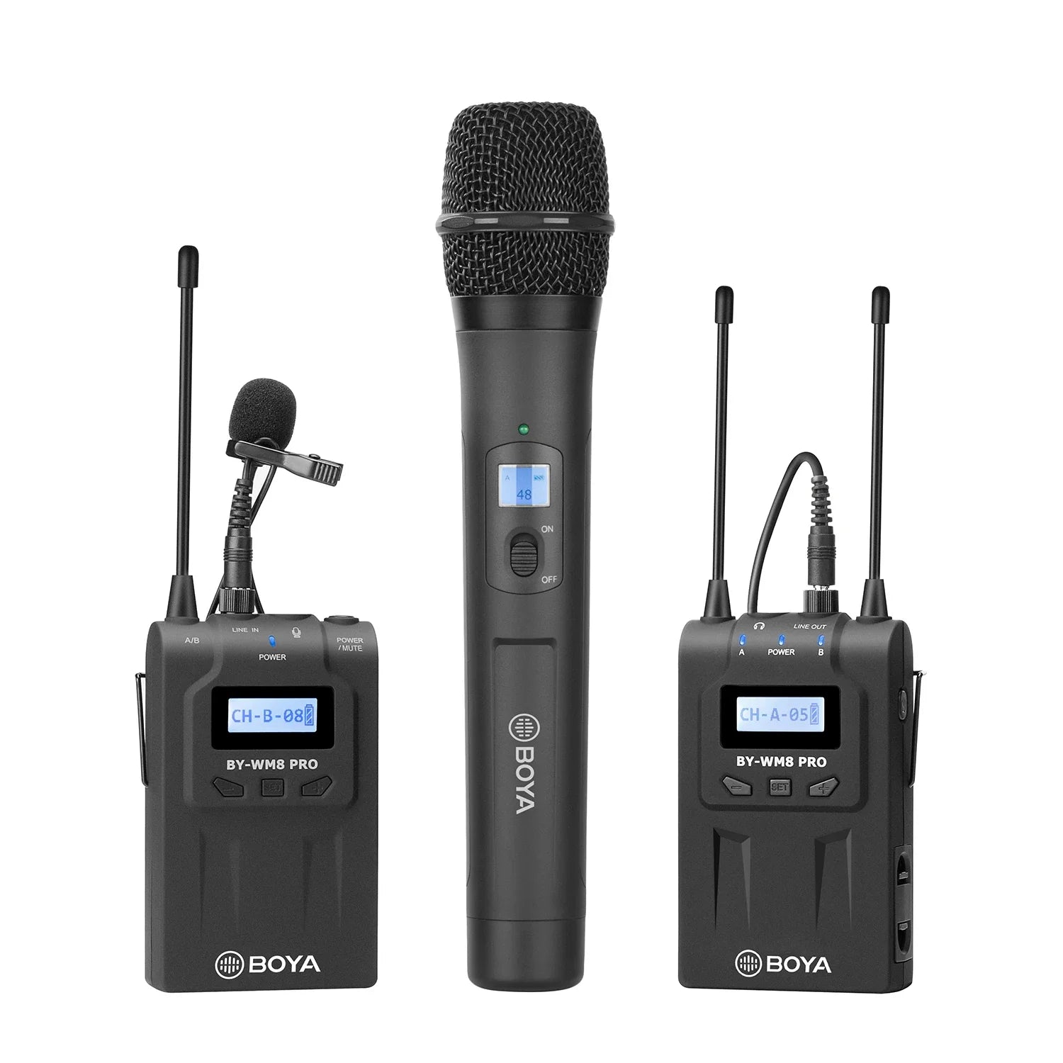 Dynamic Cardioid Wireless Mic with OLED Display