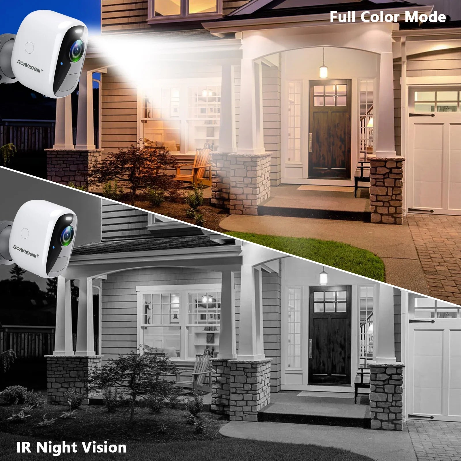 Portable 1080p Outdoor WiFi Cam 32G TF, PIR Motion Alert, Waterproof, 2-Way Talk