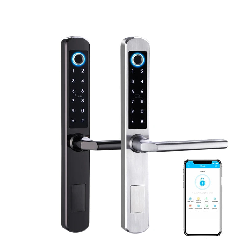 Keyless Electronic Door Lock with RFID, Bluetooth & Fingerprint Access