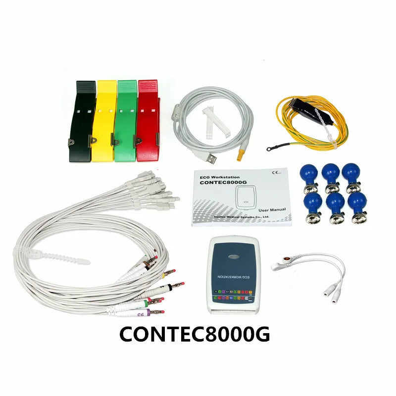 12-Lead PC ECG Workstation with Blood Pressure Monitor