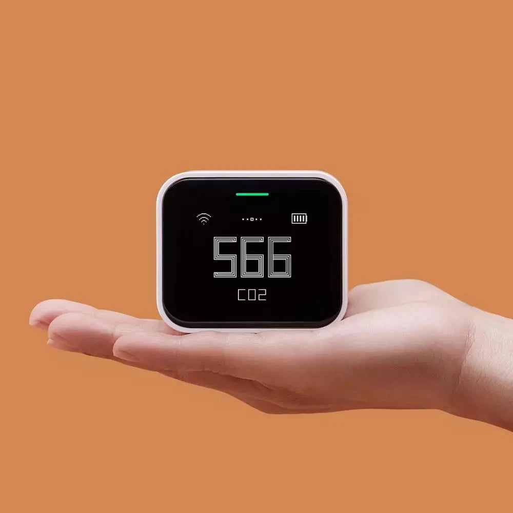 Qingping Lite Air Detector with CO2, PM2.5, PM10 Tracking, Wi-Fi & HomeKit Support