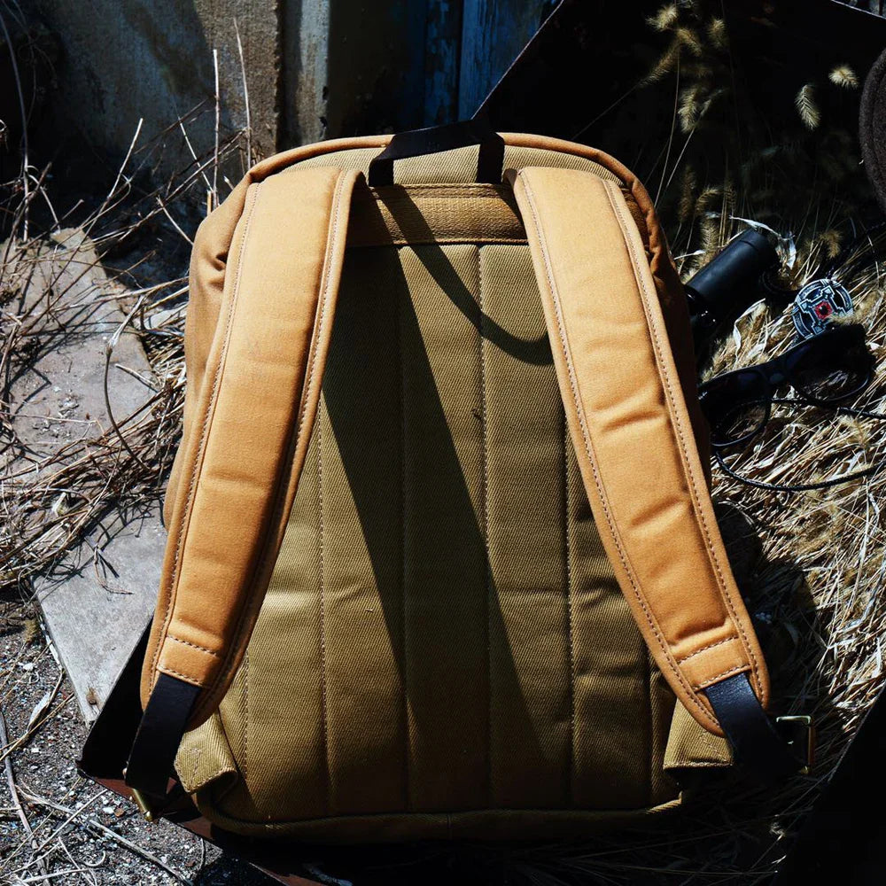 Heavy Duty Canvas Laptop Backpack with YKK Zippers