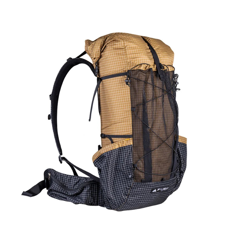 Durable 46+10L Ultralight Outdoor Backpack for Camping and Adventure Travel