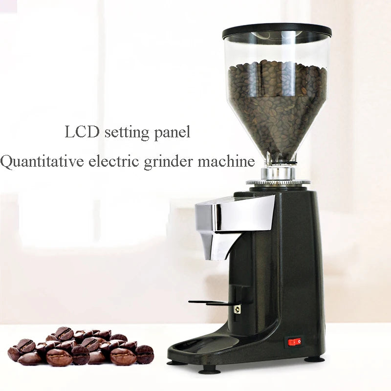 1L Professional Coffee Grinder with Flat Burr and Display