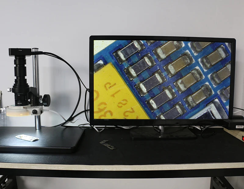 1000X Adjustable C-Mount Zoom Lens for Video Microscopes