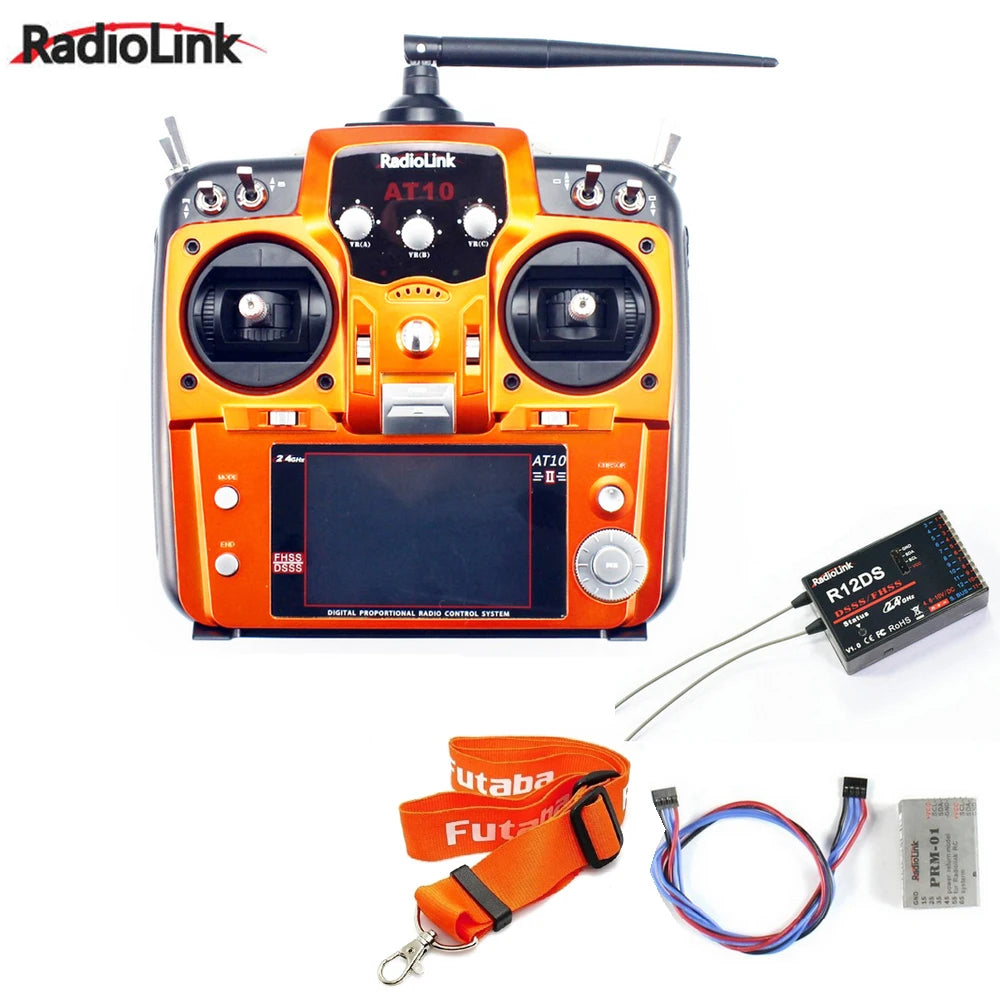 10CH RC Transmitter with Receiver and Voltage Return Kit