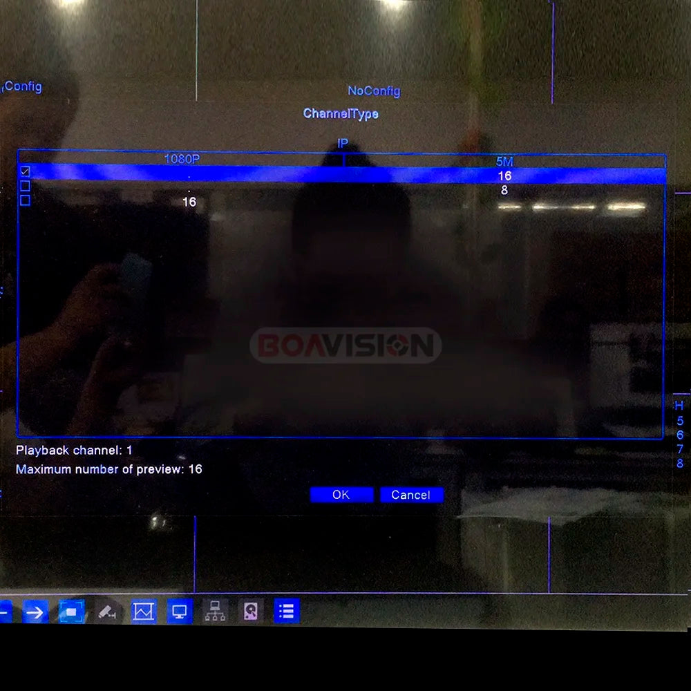 16CH 5MP Network Video Recorder with H.265 Compression 1T