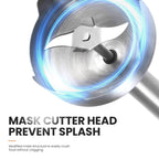 1000W 4-in-1 Immersion Blender Silver Gray Hand Mixer with Beaker, Chopper & Whisk AU Plug