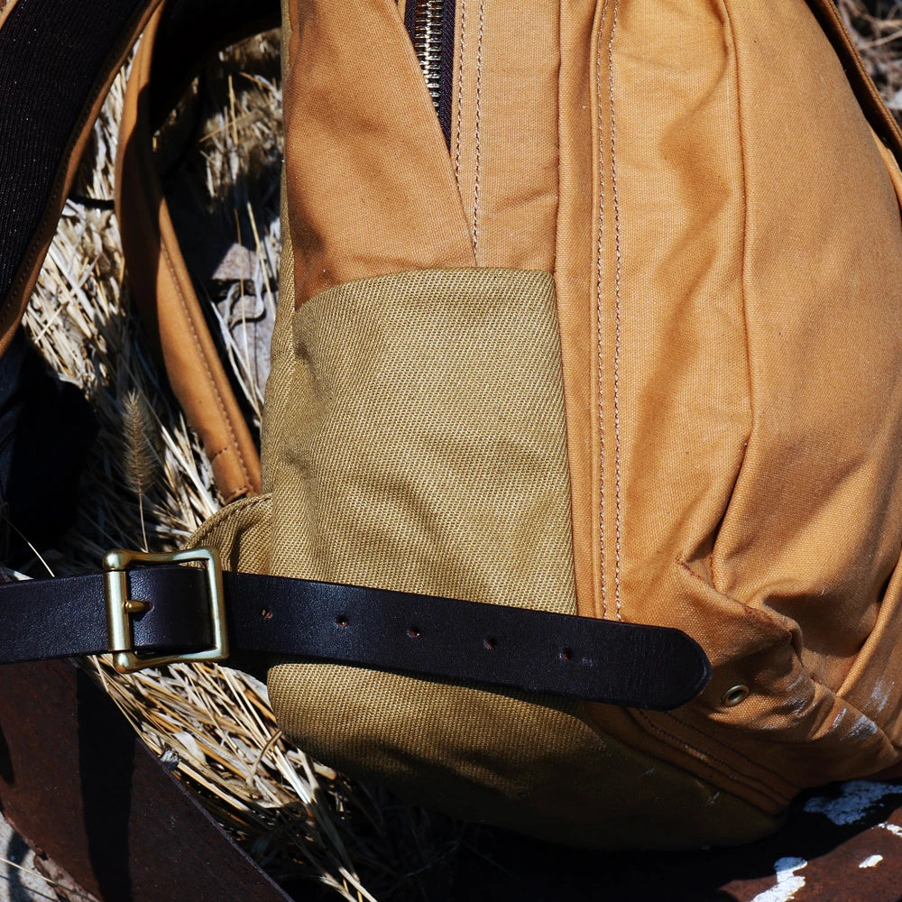 Vintage Waxed Canvas Backpack for Laptop and Travel