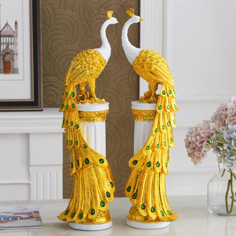 Elegant Resin Animal Sculpture for Living Room Decor