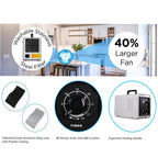 0.5-5G/H Ceramic Tube Ozone Machine with Timer for Home, Office, and Water Treatment