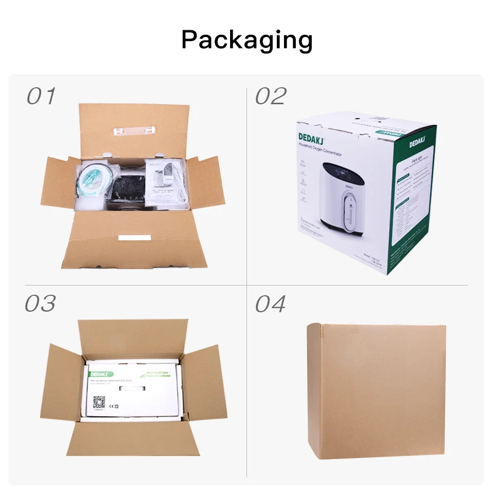 1L to 8L Portable Home Oxygen Concentrator with Nebulizer