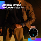 1.45" AMOLED Fitness Smartwatch with Sleep, Step & Heart Monitoring – GTR 3 Pro 46mm