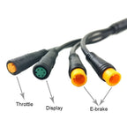 Electric Scooter Conversion Kit with Brushless Controller LCD Screen and Accessories