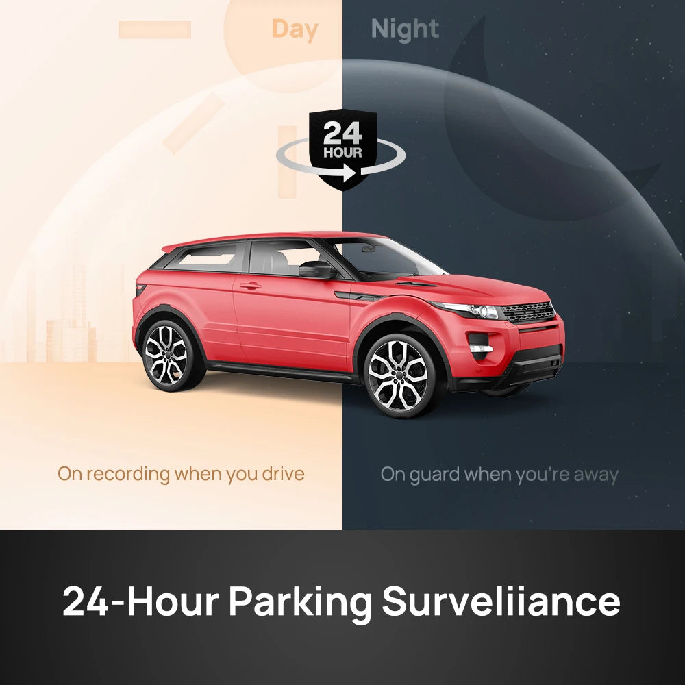 1440P Car DVR with Parking Mode and Wi-Fi Connectivity