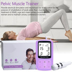 2-Channel Pelvic Muscle Trainer with 15 Modes for Kegel & Incontinence Therapy