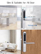 Keyless Electronic Door Lock with RFID, Bluetooth & Fingerprint Access