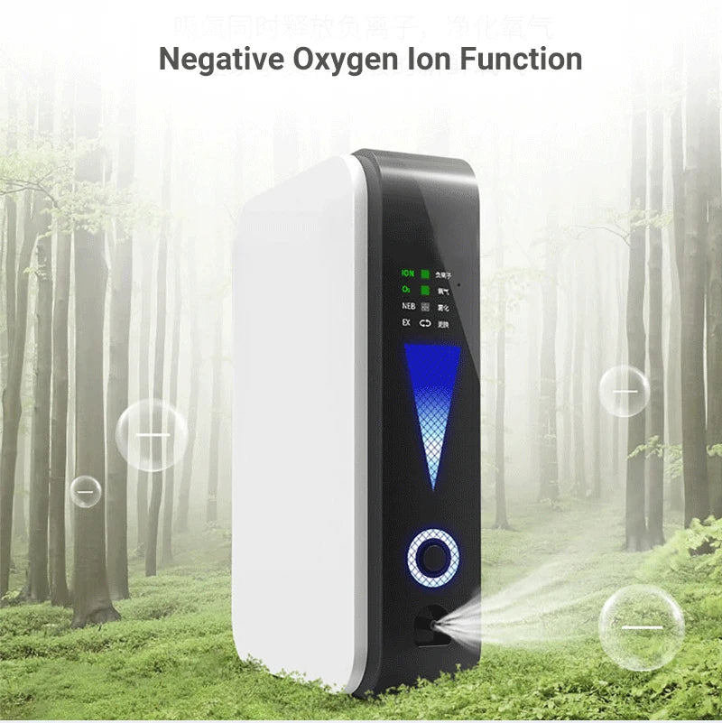 1L Rechargeable Oxygen Generator for Travel, Home & Car Use