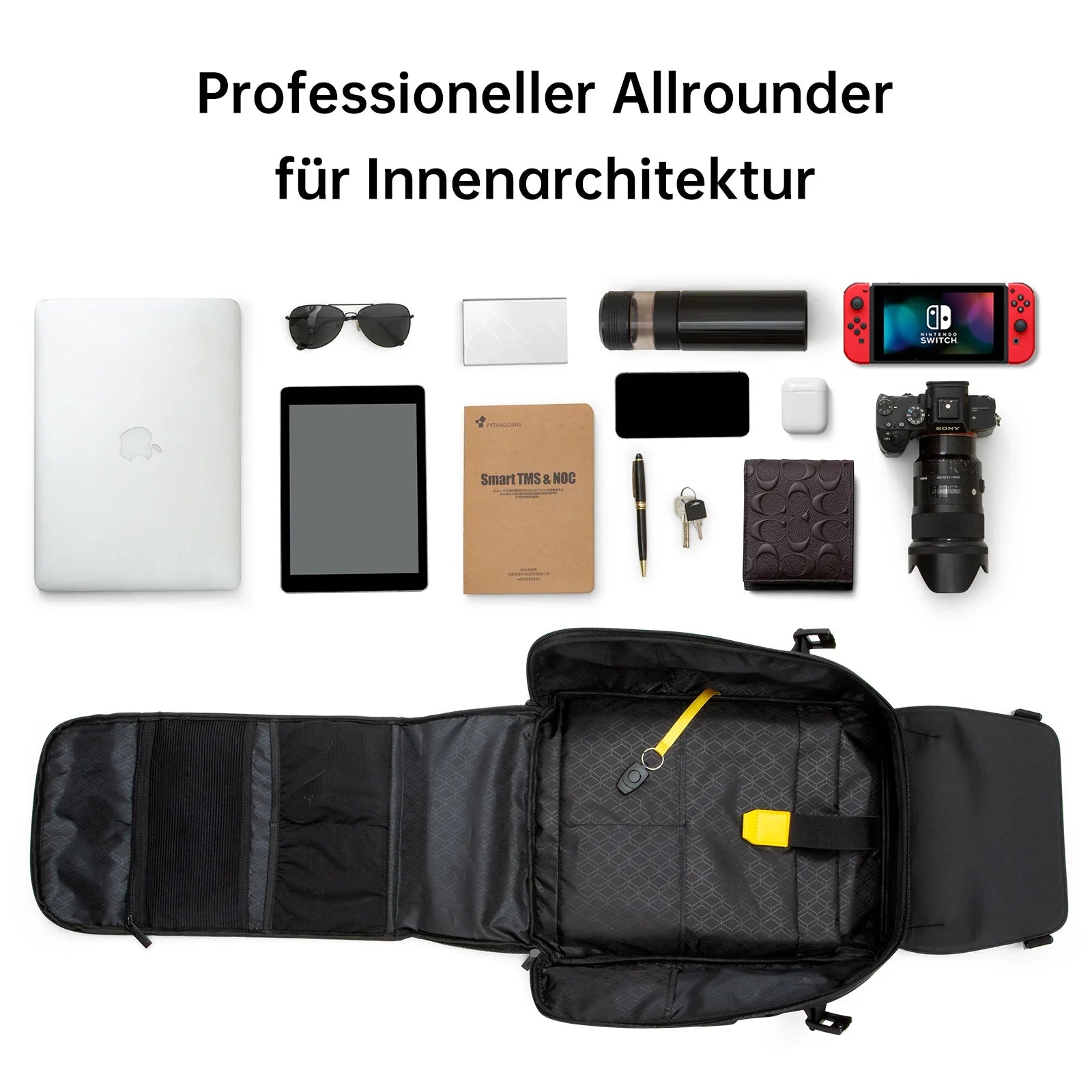 15" Waterproof LED Backpack with App-Controlled RGB Display