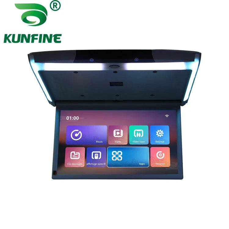 15.6" Flip Down Android Roof Monitor with HDMI & WiFi