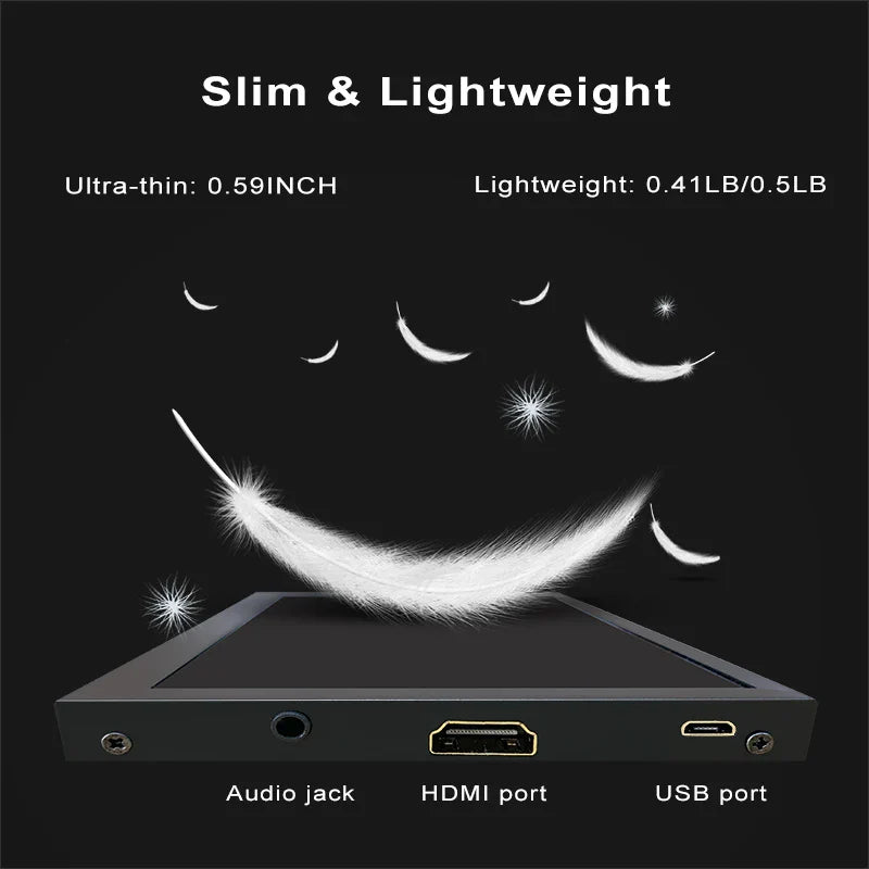 10in NO Touch Display IPS Screen with HDMI, Built-in Speakers
