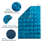 Portable Duck Down Outdoor Blanket – Waterproof, Windproof & Ideal for Hiking or Camping