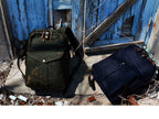 Waterproof 15oz Canvas Travel Backpack with Leather Trim