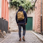 Heavy Duty Canvas Laptop Backpack with YKK Zippers