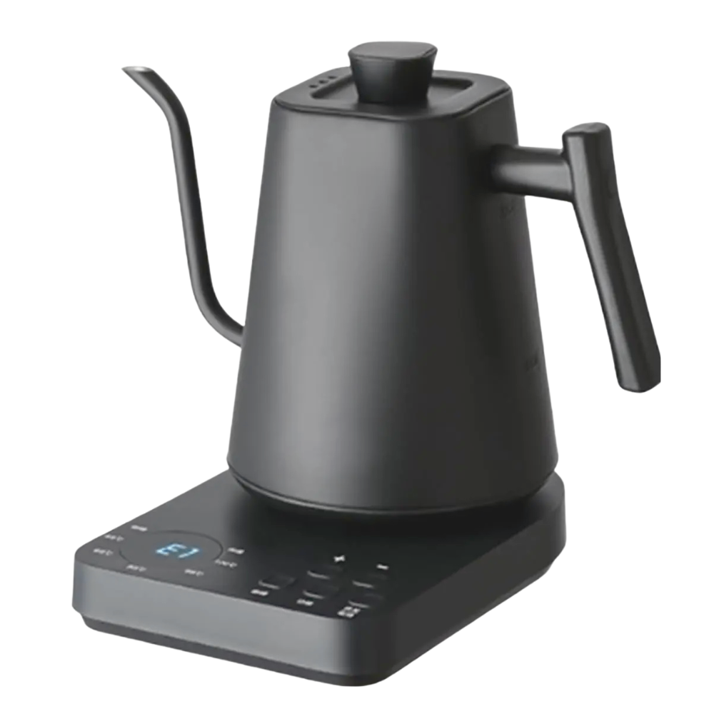 1L Electric Gooseneck Kettle with Precise Temperature Control & Brew Timer