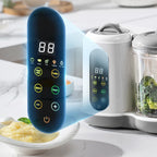 2-in-1 Food Processor and Steamer with Digital Display – Blender, Grinder and Cooker