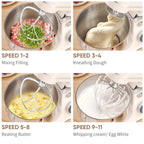 5 L 11-Speed Kitchen Mixer with Digital Screen