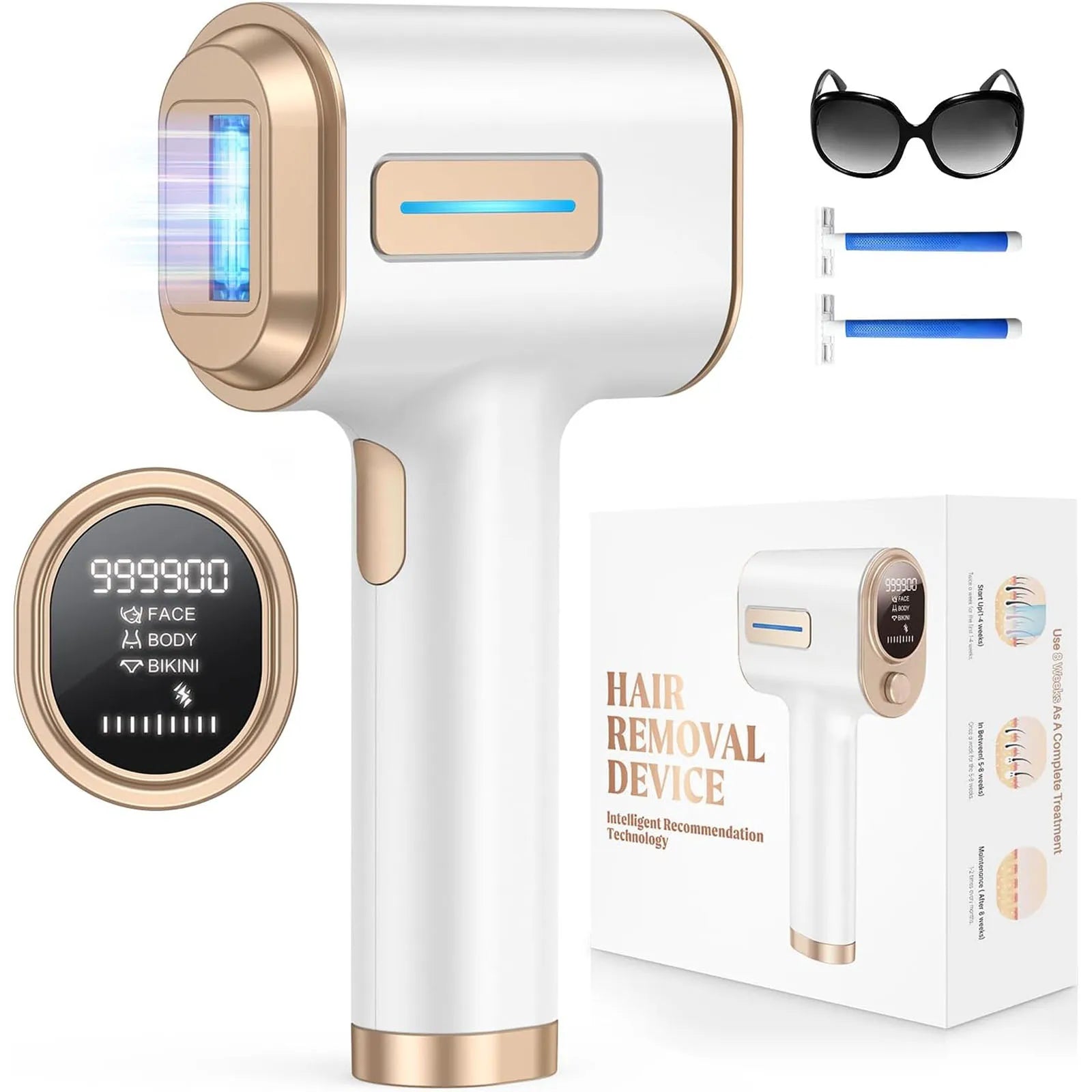 Permanent IPL Hair Removal with Quick Pulsed Light