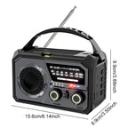 16000mAh Emergency Radio with Flashlight and Power Bank
