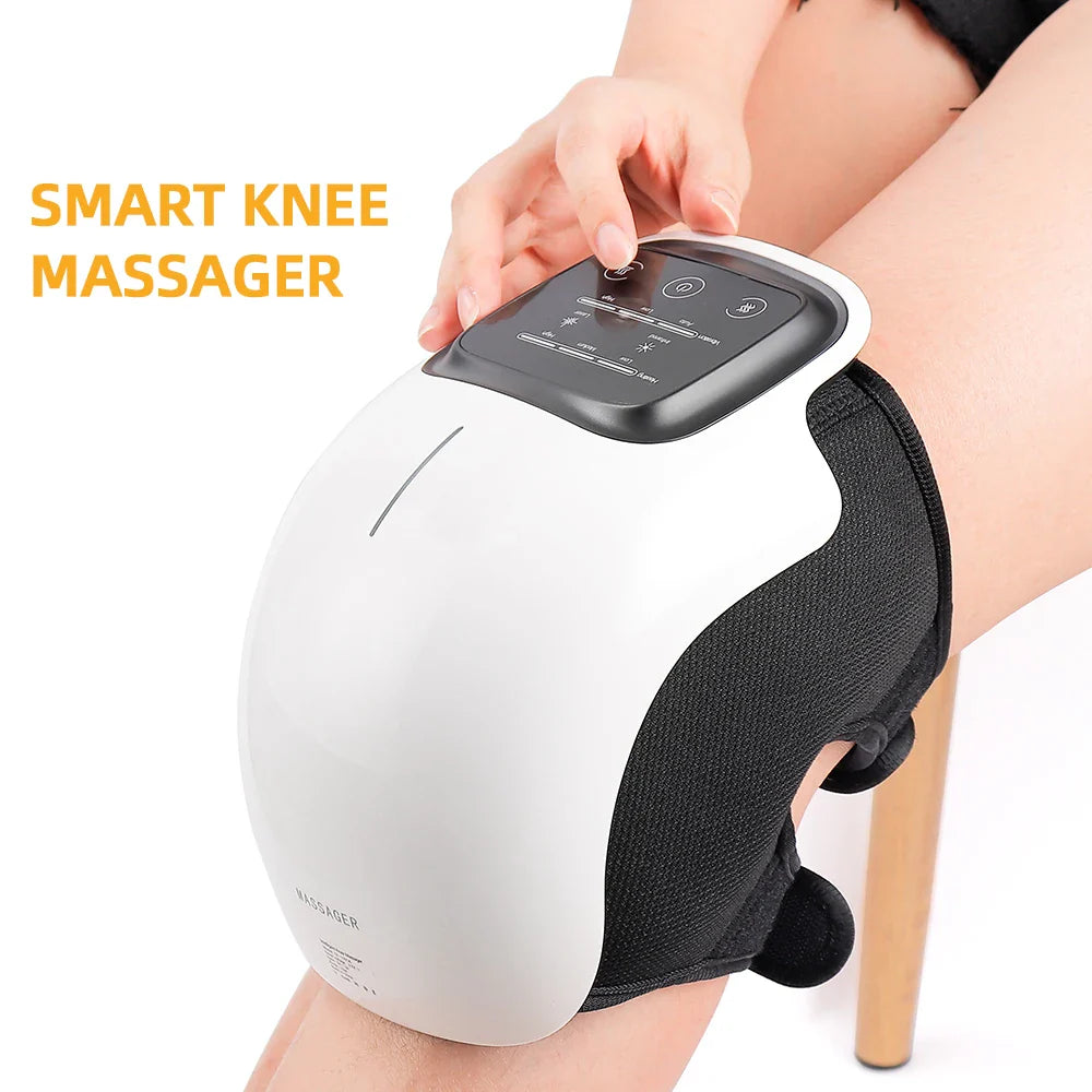 Wireless Infrared Laser Knee Massager with Heating & Vibration