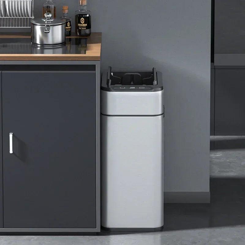 20L Smart Sensor Kitchen Trash Can Stainless Steel