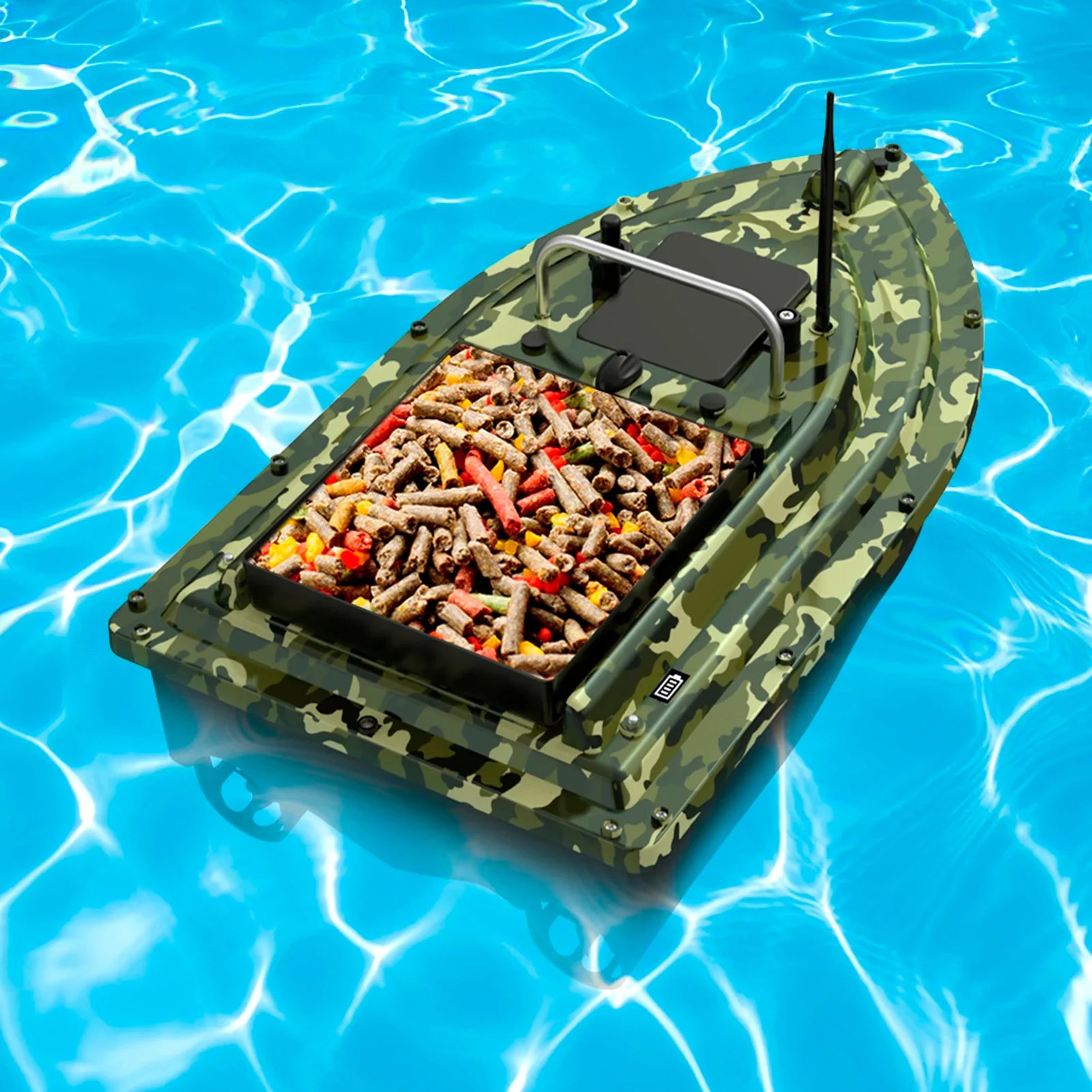 18000mAh Remote Bait Boat with GPS and Auto Return