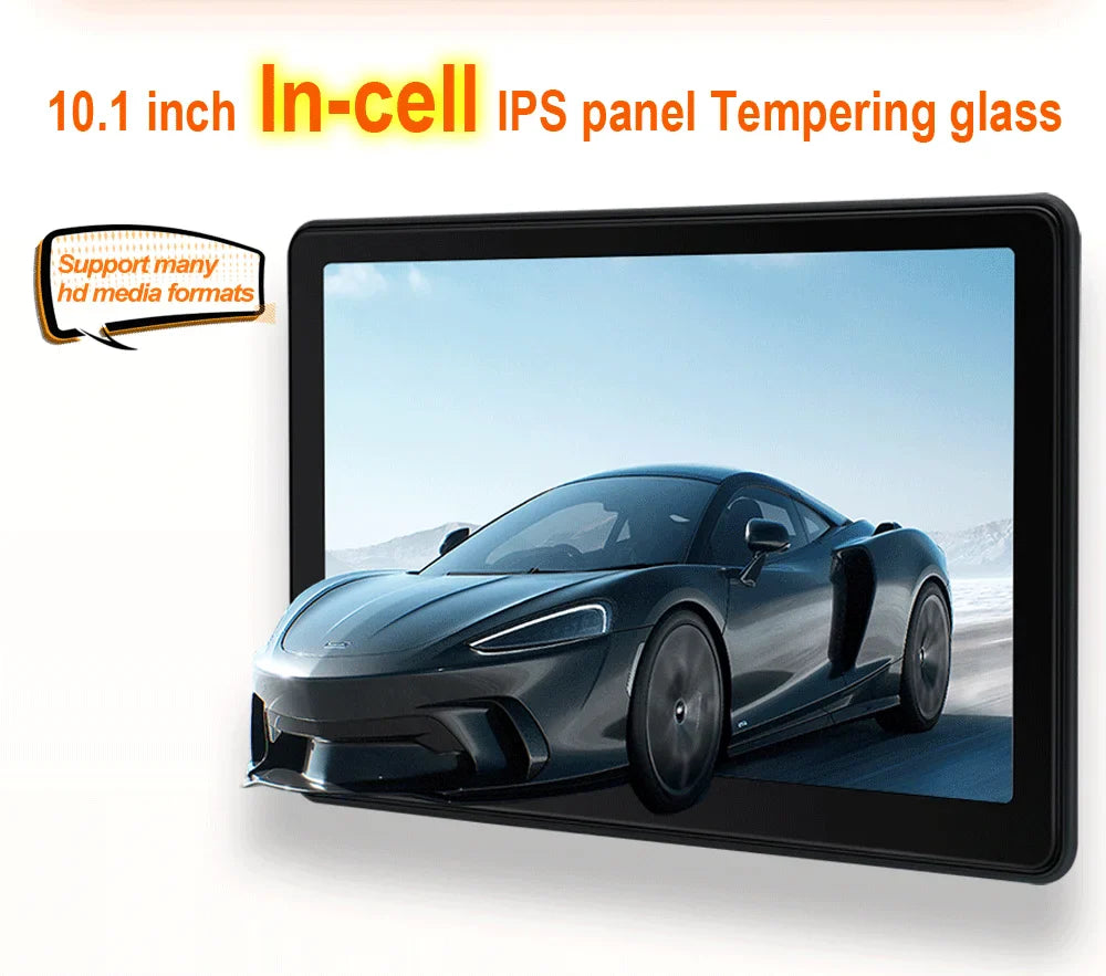 Dual 10.1in Android 13 Car Headrest Monitors 32GB
